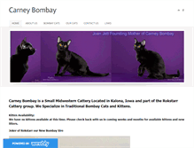 Tablet Screenshot of carneybombay.com